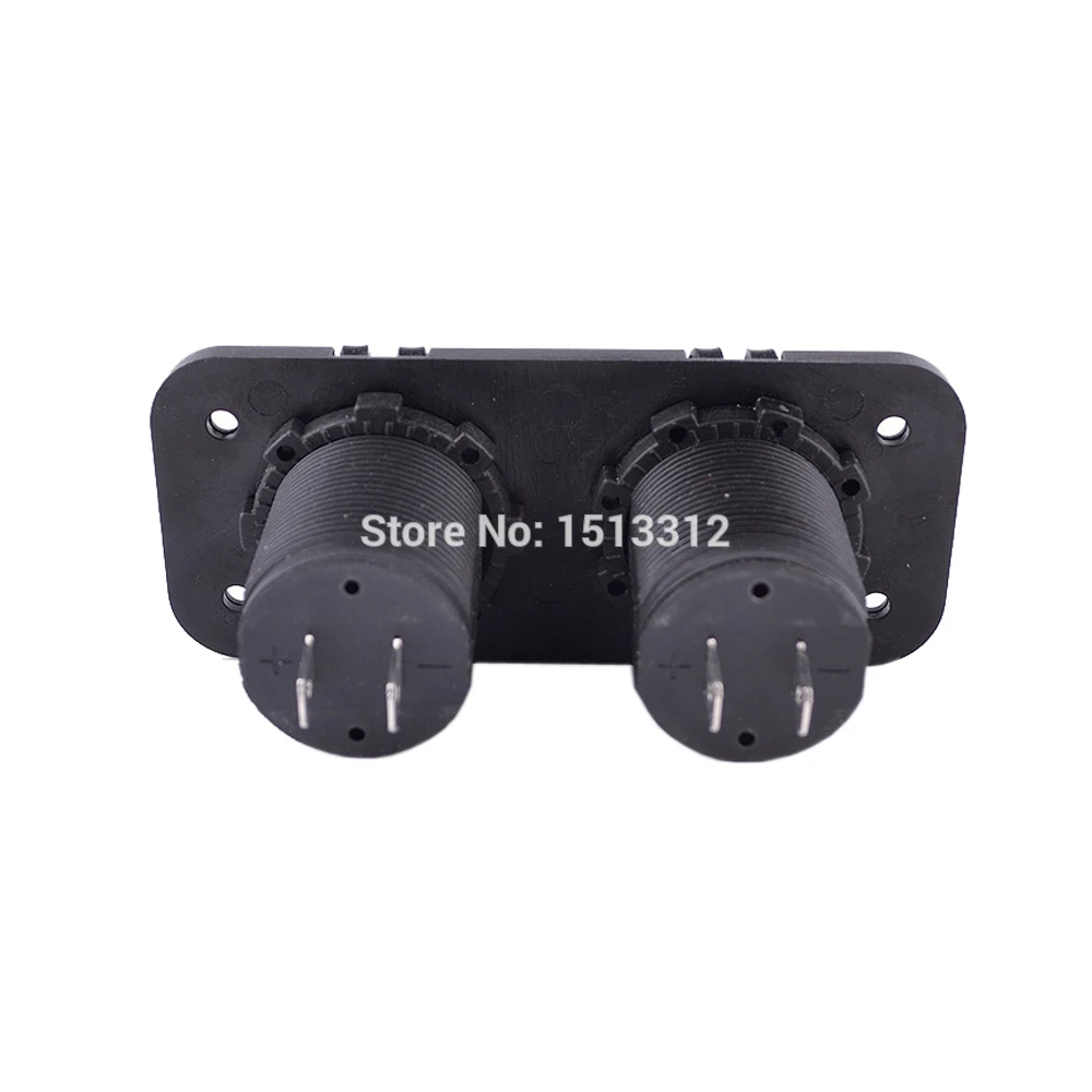 Автомобильное зарядное устройство с двойным отверстием 4 порта USB 5 В 1 А + 2