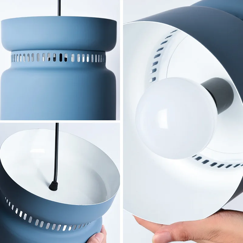 

Creativity Postmodern Restaurant Pendant Light Nordic Hot Pot Shop Lamp Personality Macaron Lamp Coffee Shop Light Free Shipping