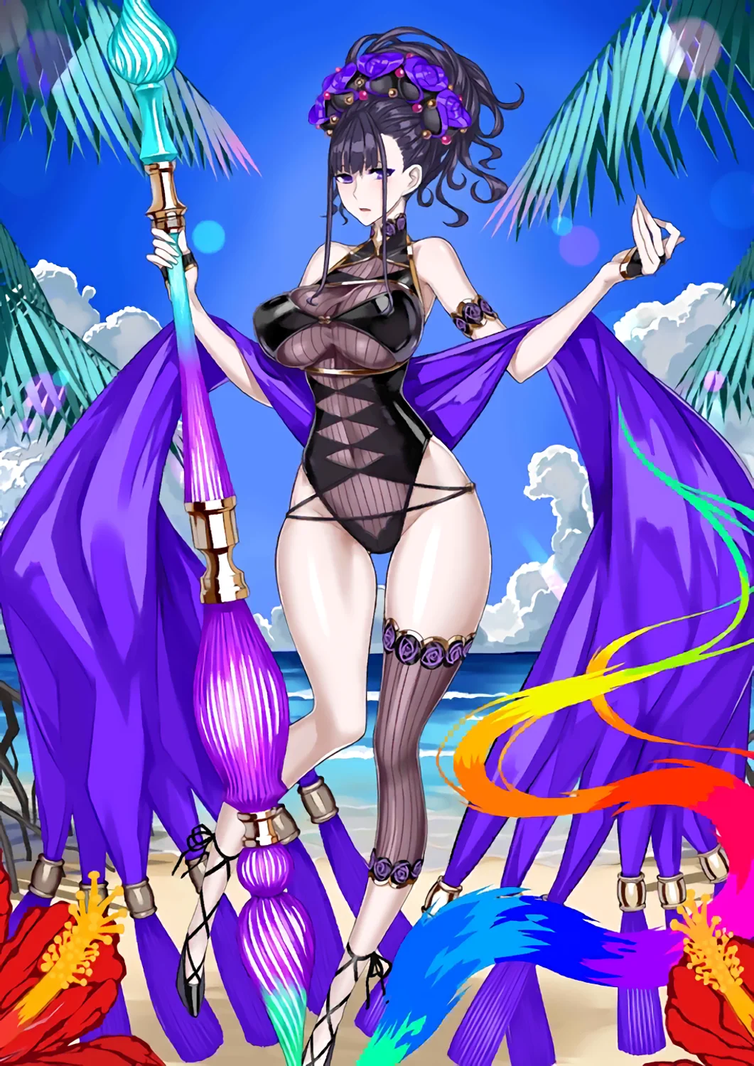 

Custom made/size Fate/Grand Order Bunny girl Murasakishikibu Cosplay Costume sexy bunny cosplay costume