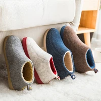 autumn and winter home mens and womens boots silent non slip office warm cotton shoes ladies cotton slippers hot sale