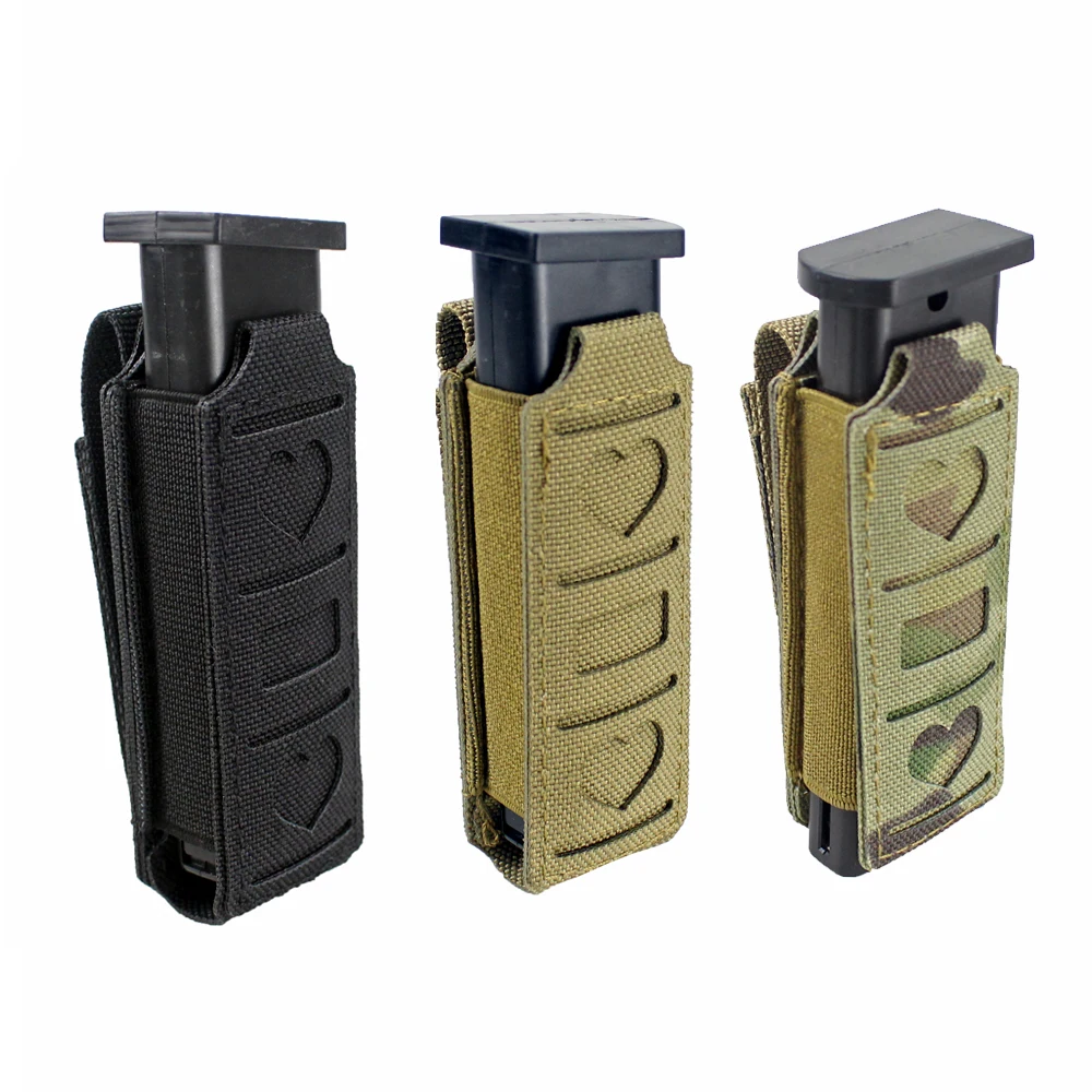 Тактический Molle подсумок для одного магазина эластичный пистолет маг сумка поясной ремень многофункциональный инструмент чехол для фонарика кобура держатель инструмента
