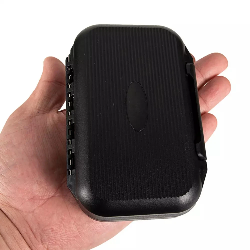 

Fly Fishing Box,Portable Waterproof Fly Fishing Lure Bait Trout Flies Storage Case With Swingleaf Black