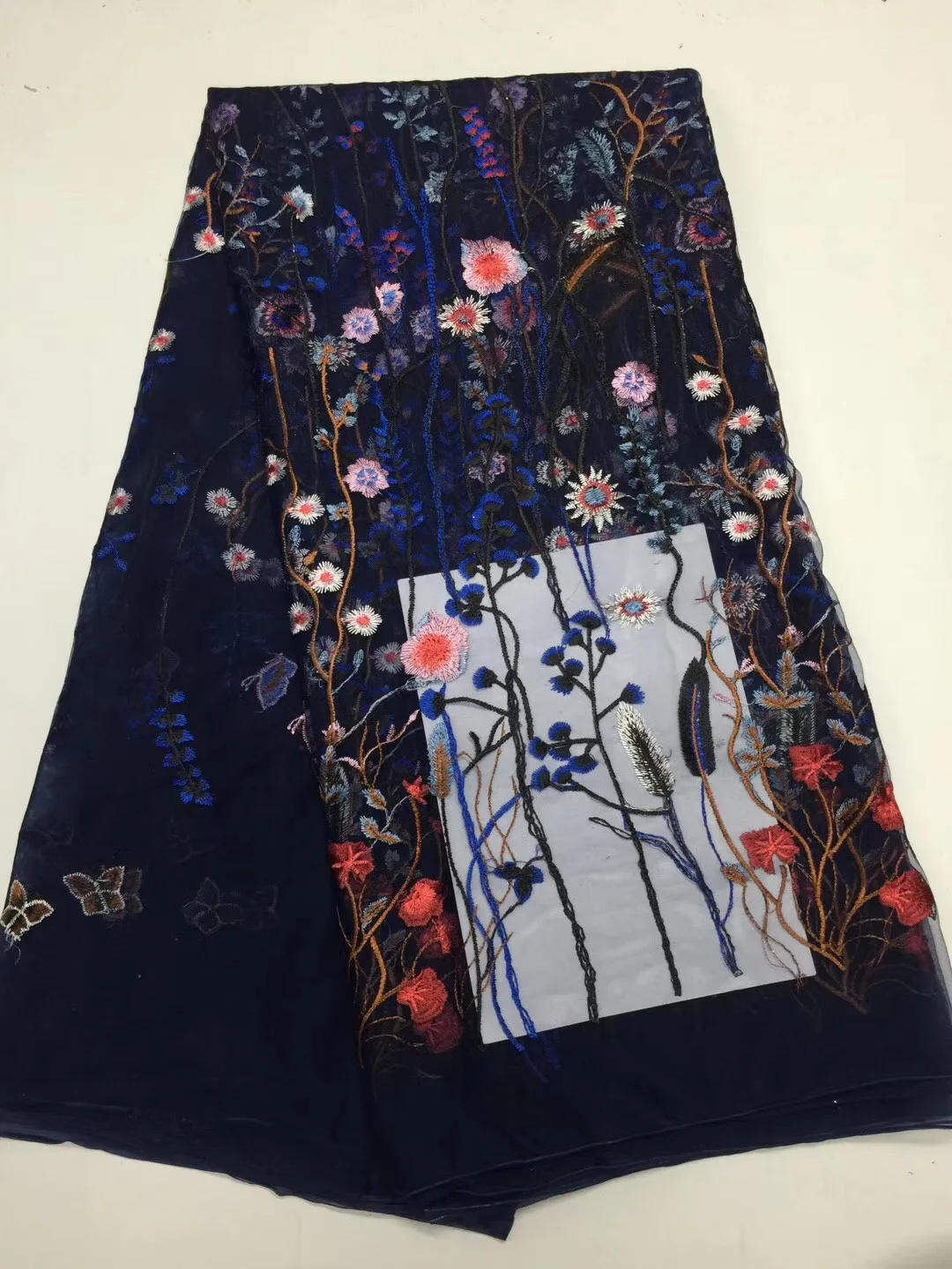 2021 новейшая африканская кружевная ткань Высококачественная вышитая Тюлевая