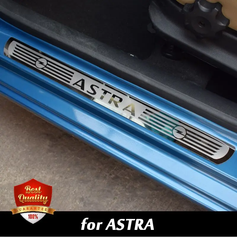 

Car Accessorise Stainless Steel Door Sill Scuff Plate Fit for OPEL ASTRA 2016-2020