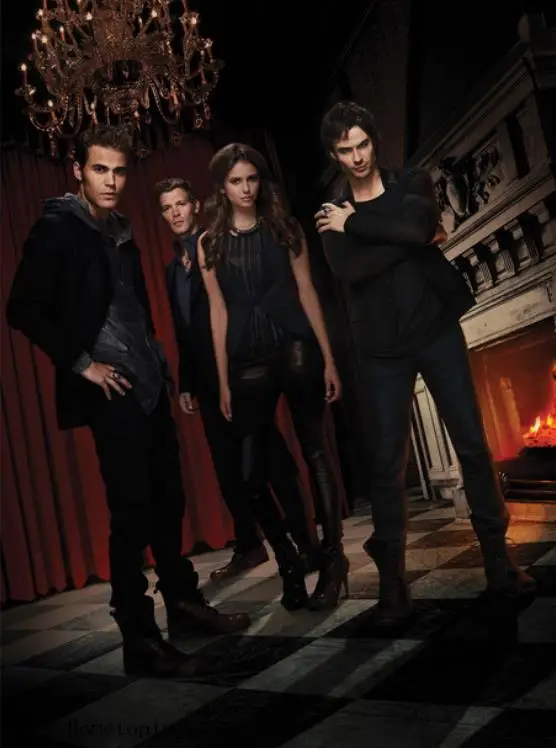

5D Diy Diamond Painting Vampire Diaries Poster HD Quality Full Square Diamond Embroidery Vivid Colors Home Decoration
