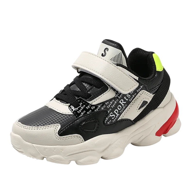 Зимние кроссовки детская обувь для мальчиков спортивная больших детей бега на