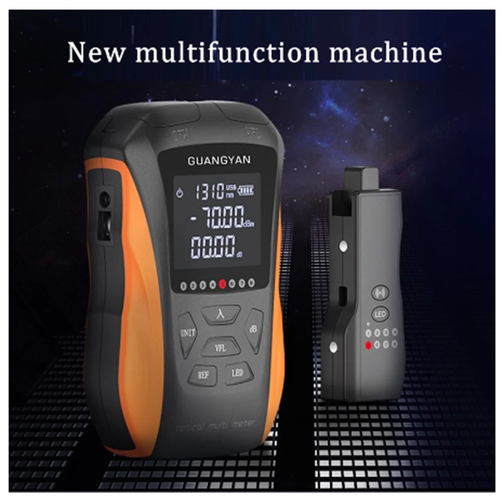 New High precision6-in-1 multifunctional optical fiber power meter/fiber optic tester/visual fault locator network cable test 5k