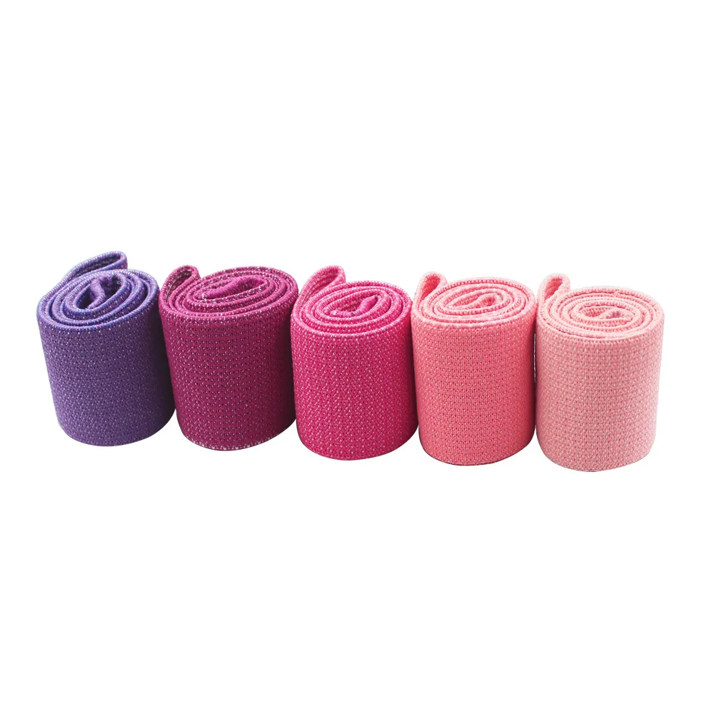 

5 PCS Fabric Resistance Bands Booty Band Set Gym Equipment Workout Elastic Rubber Band For Yoga Sports Fitness Hip Training