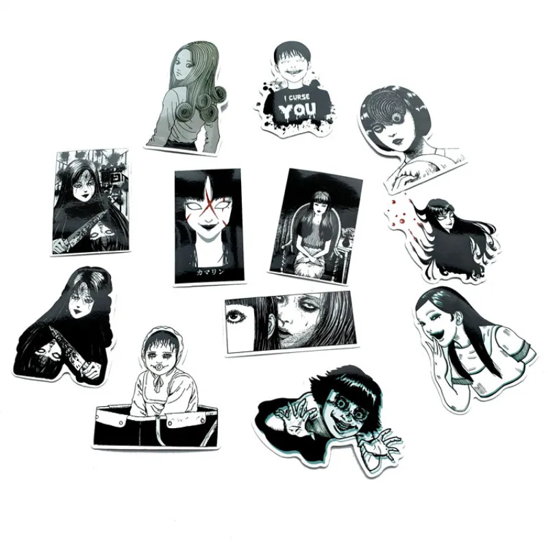 Ужасы аниме наклейки скрапбук чемодан скейтборд ноутбук багаж граффити забавное