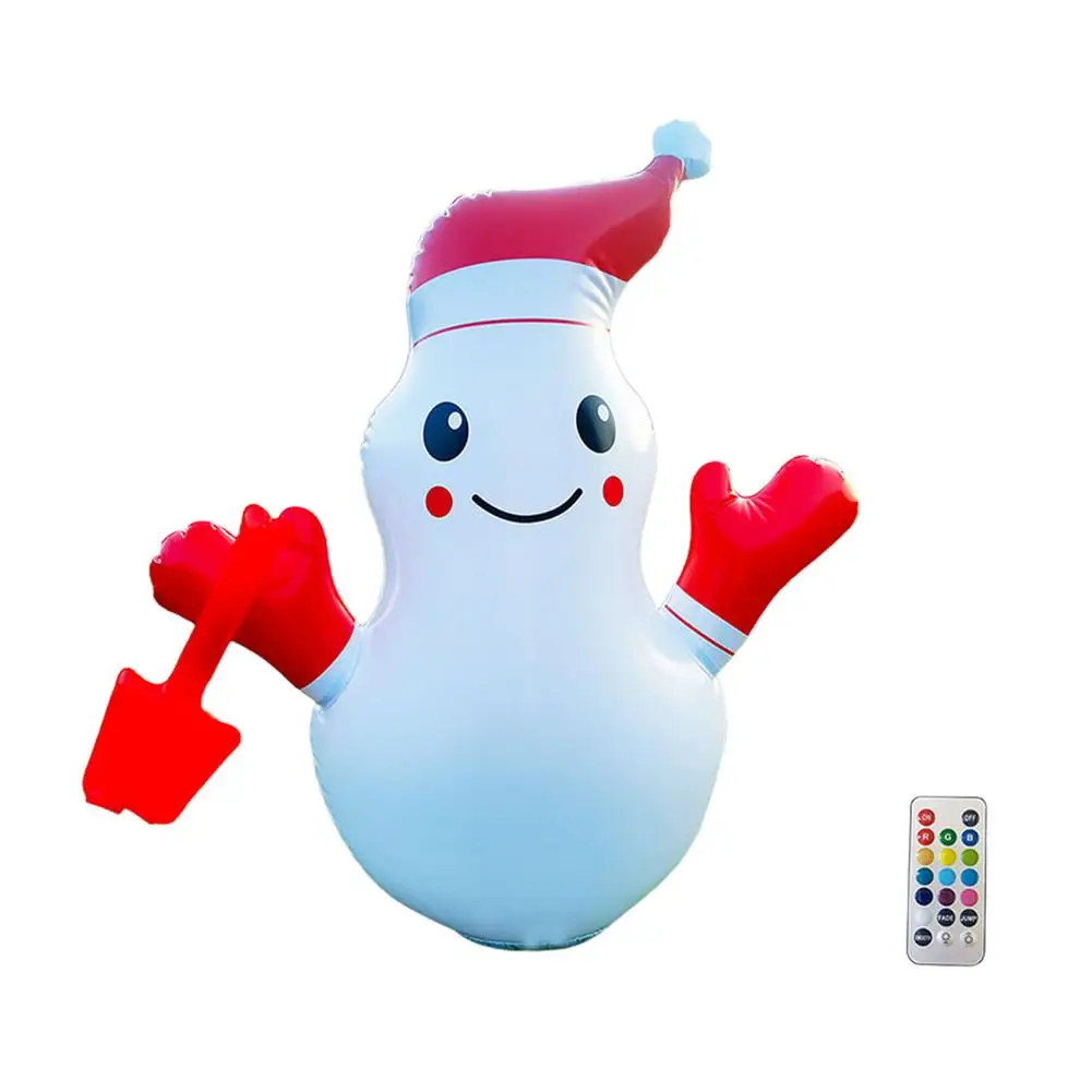 

2022 Luminous Inflatable Snowman Figure Outdoor Garden Toys Inflatable Santa Claus Night Light Christmas Party Decorations