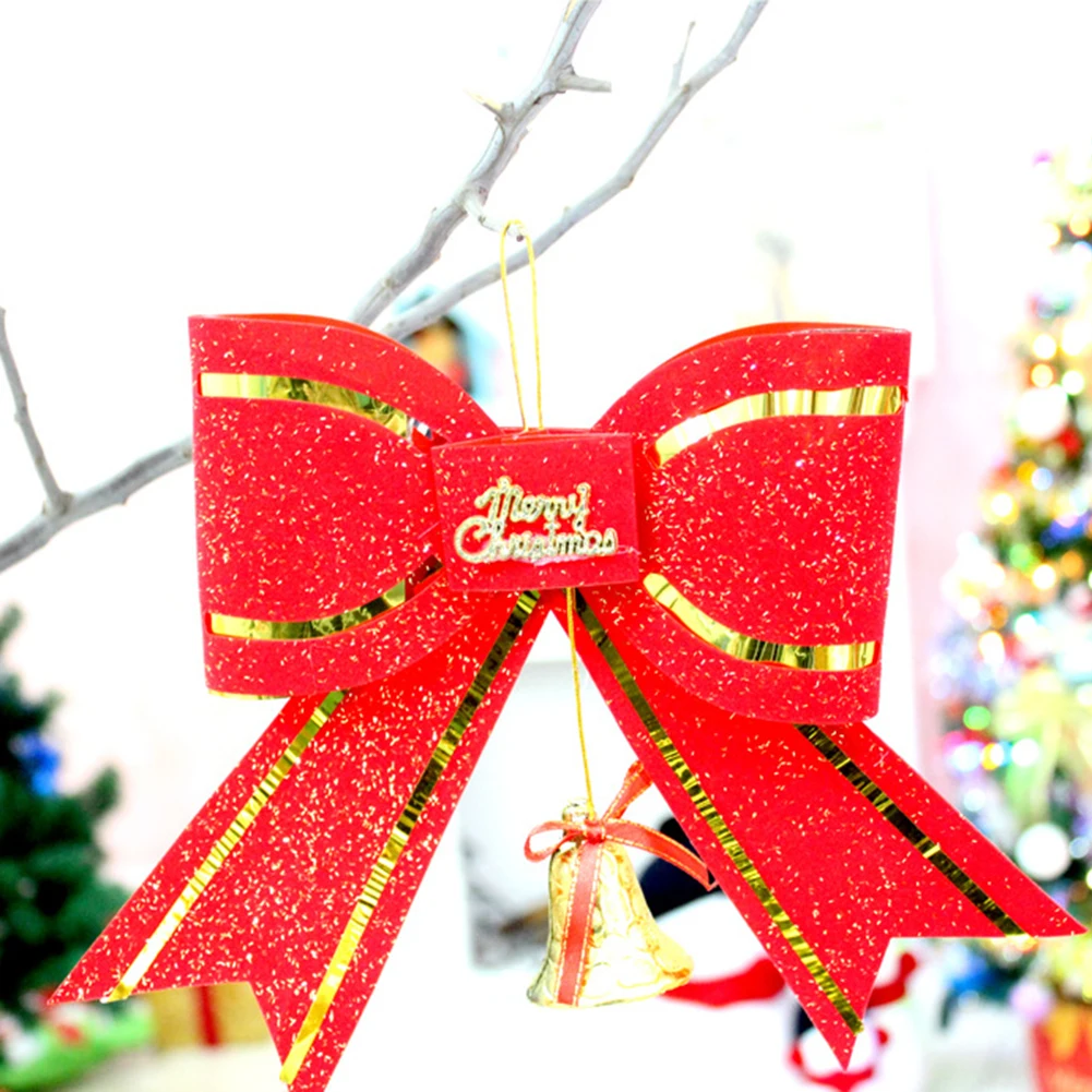 2 шт. Рождественский Большой галстук бабочка рождественские украшения Подвесные