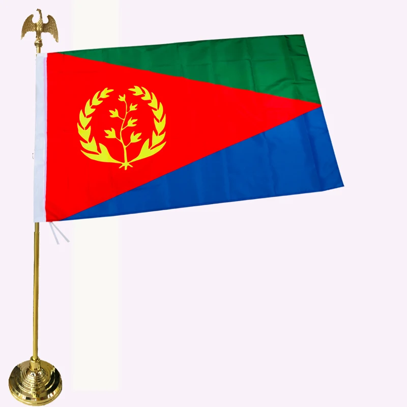 

world flying natioal flag hundred percent polyester printed Eritrea flags and banners 3*5ft decoration outlast banner