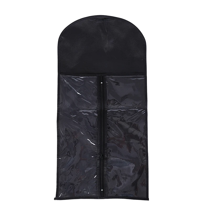 

1pc Black Hair Extensions Wigs Storage Bag Wig Dust Proof Protective Wig Storage Holder for Styling Accessories