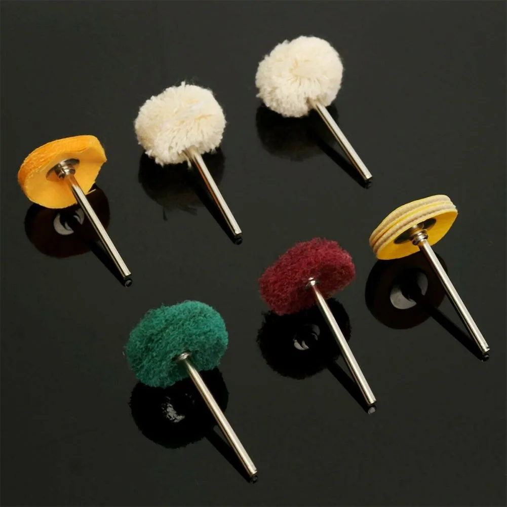 

6 Pcs/set Professional Multi Use Easy Apply Polishing Wheel Brush Durable Electric Grinder Abrasive Tool Practical Buffing Pad