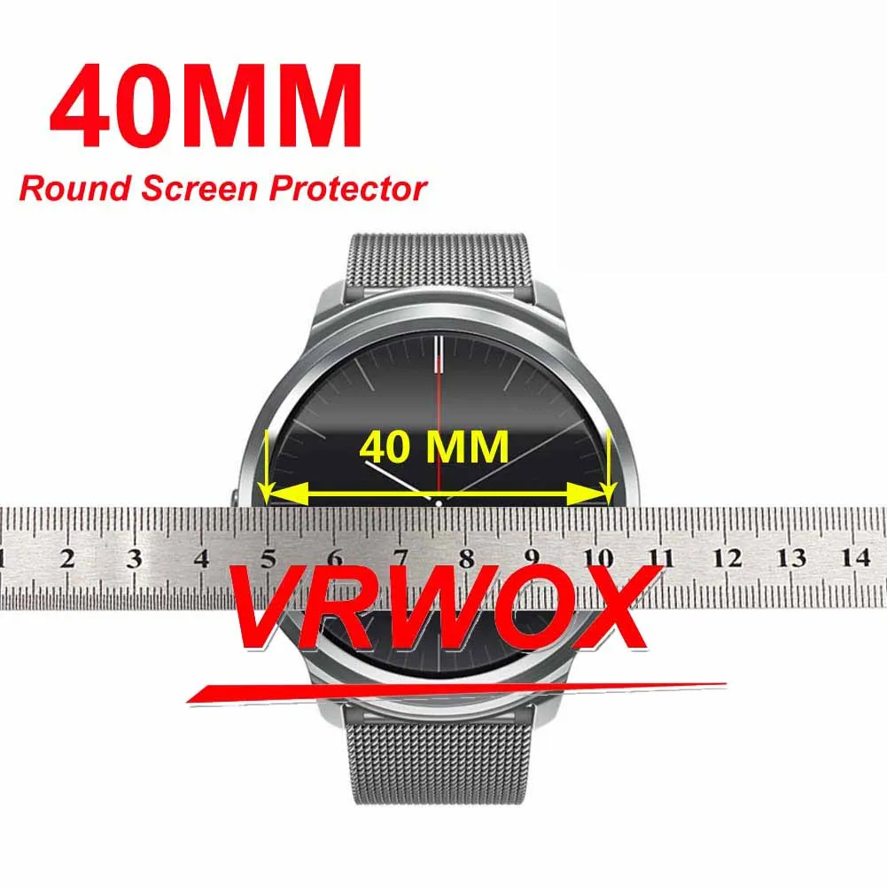 Закаленное стекло для часов, защитная пленка для экрана круглого сечения, 29 мм 30 мм 31 мм 32 мм 34 мм 38 мм 35 мм 36 мм 37 мм 40 мм, 3 шт.