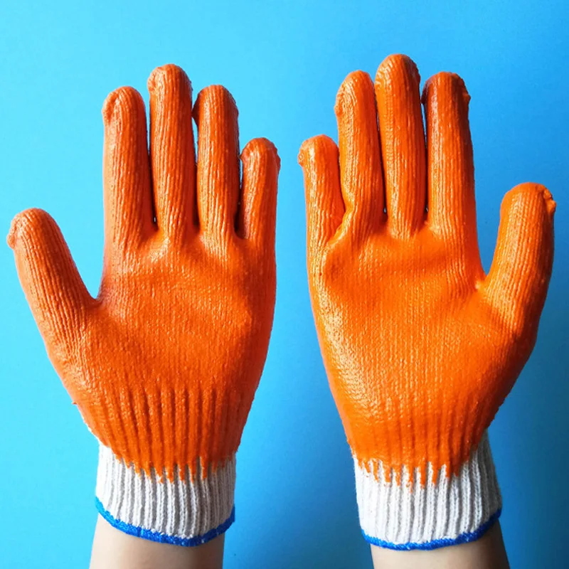 Плоская резиновая Перчатки Толстая износостойкая Нескользящая ближнего света