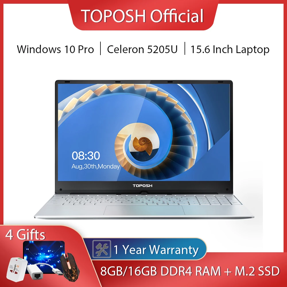 

Ультрабук DDR4 16 Гб ОЗУ ТБ SSD ноутбук Intel Celeron 5205U 2,4G/5,0G Wifi Bluetooth 4,0 металлический Windows 10 Pro 15,6 дюймов ноутбук ПК
