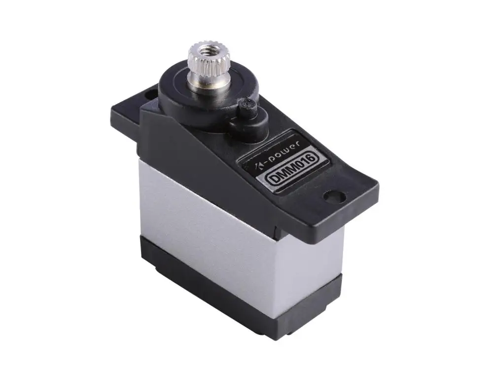 K-power-Servo Digital DMM016, 3KG, engranaje de Metal, MINI Micro, para helic&oacute;ptero y avi&oacute;n teledirigido-0