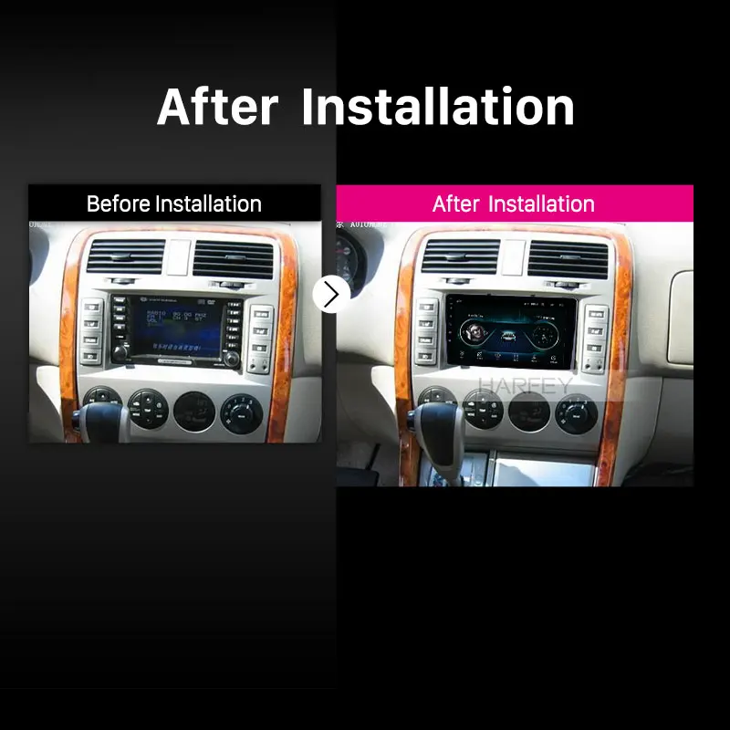 Автомобильный мультимедийный плеер Harfey 9 дюймов GPS Android 8 1 радио для 2010-2019 Kia Carnival с