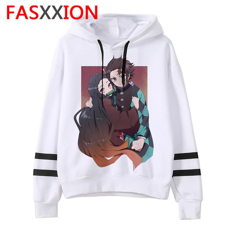 Demon Slayer мультфильм для мужчин/для женщин толстовки аниме унисекс harajuku эстетическое 90s Толстовка ulzzang Графический повседневное Мужской капюшон