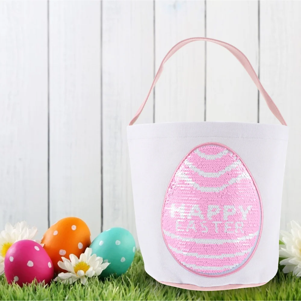 

Easter Eggs Bags Easter Tote Bag Durable Bunny Baskets Easter Party Supplies