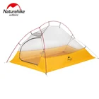 Палатка Naturehike Cloud UP 2 Ультралегкая 10D нейлоновая силиконовая портативная Самостоятельная палатка для кемпинга на открытом воздухе 930 г