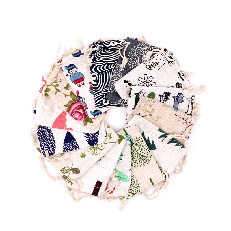 

10Pcs 8x10cm Jewelry Earings Pouch Drawstring Bag Wholesale Gift Organizer Packaging Bags for Business Container for Beads New