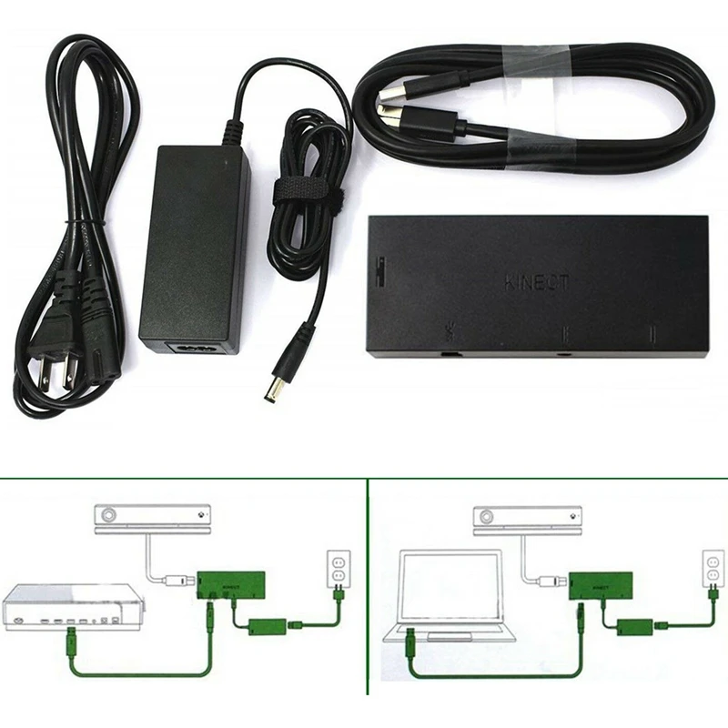 Kinect 2 0 Датчик движения AC адаптер питания для одного S / x Windows 8 10 ПК US Plug|Источники