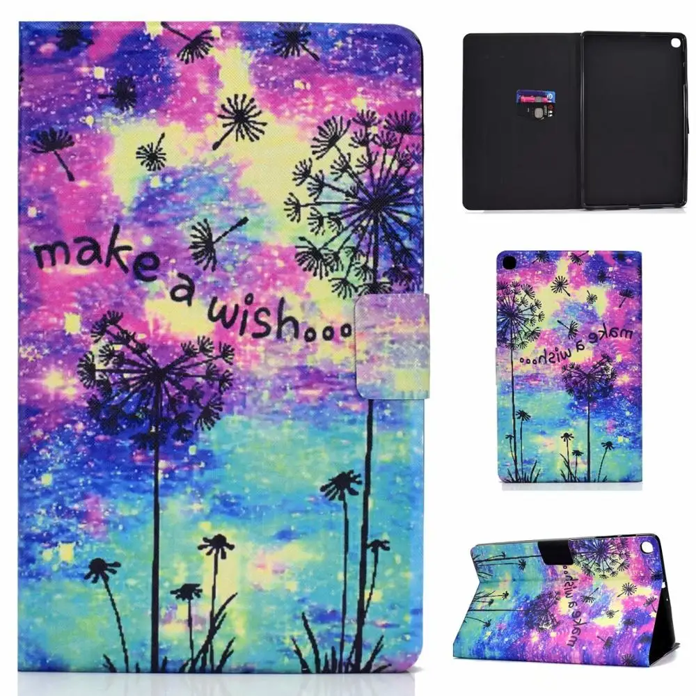 

Smart Leather PU Case For Samsung Galaxy Tab 10.5 2019 SM-T720 Case Flip Tablet Cover For Samsung T720 Case Flip Cover 10.5"