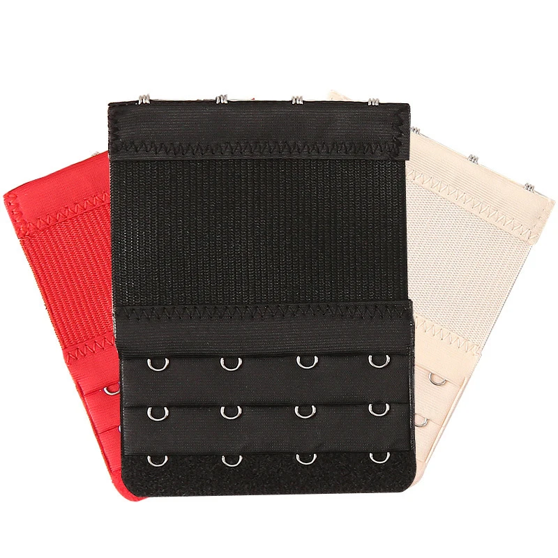 Bra Extender Elastic 4 Hook Soft Bra Extension Strap Underwear Strapless Accessories factory wholesale