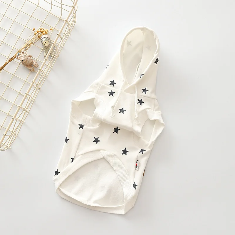 Одежда для собак на весну и осень одежда домашних питомцев толстовки модный