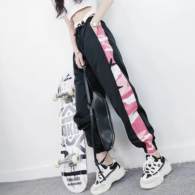 

Large size loose harem pants women's breathable quick-drying casual summer soft sports pants women's high waist long Harajuku