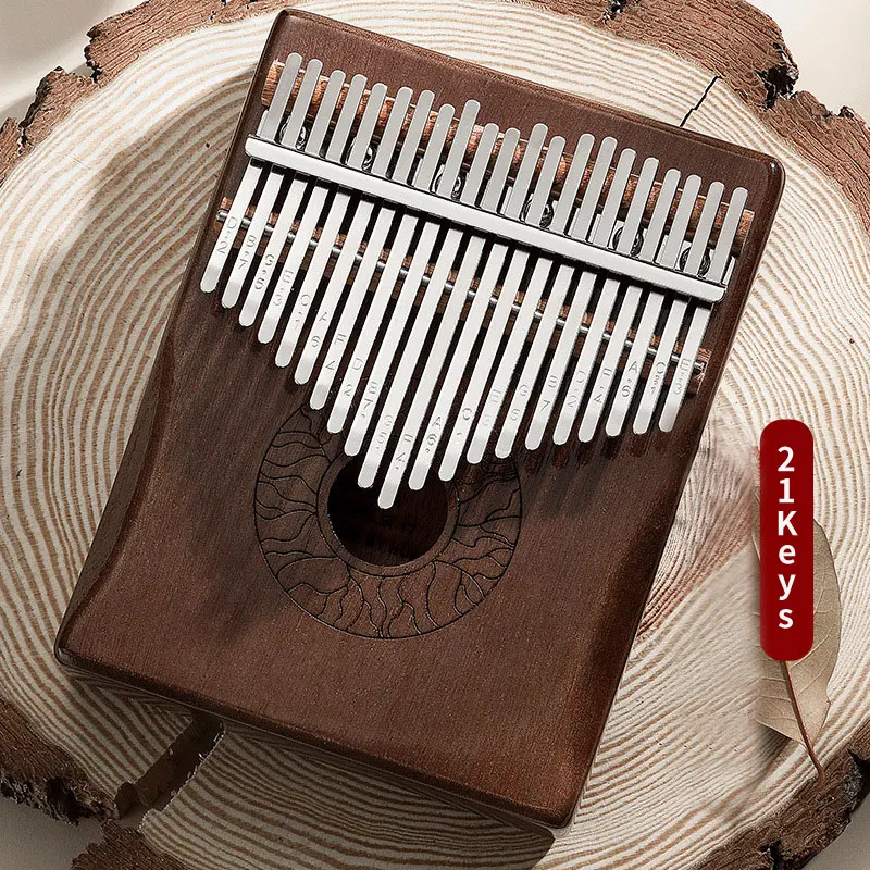 Пианино Kalimba с 17/21 клавишами высокое качество корпус из красного дерева Mbira