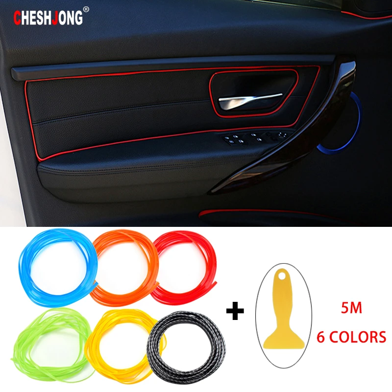 5 м универсальные аксессуары для салона автомобиля молдинги отделка украшение