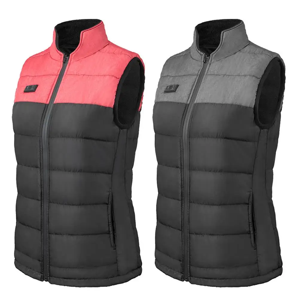 

Heated Electric Vest Heated Pad Black Hot Clothing Physiotherapy USB Jacket Heated Body Warmer Thermal Warm Winter