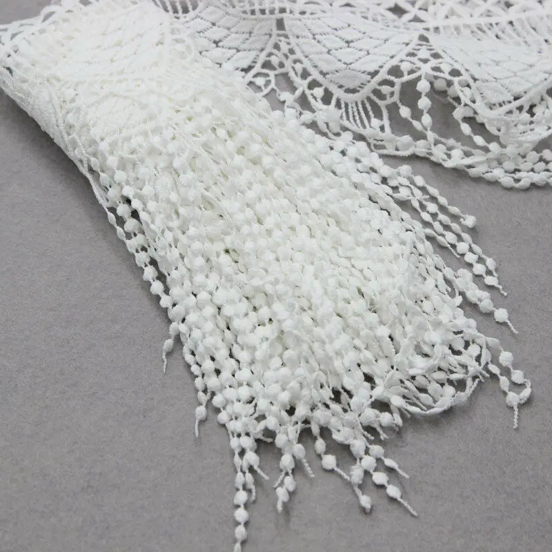 2 ярда кисточка кружевная отделка Лента для свадебного платья вышитые ремесло