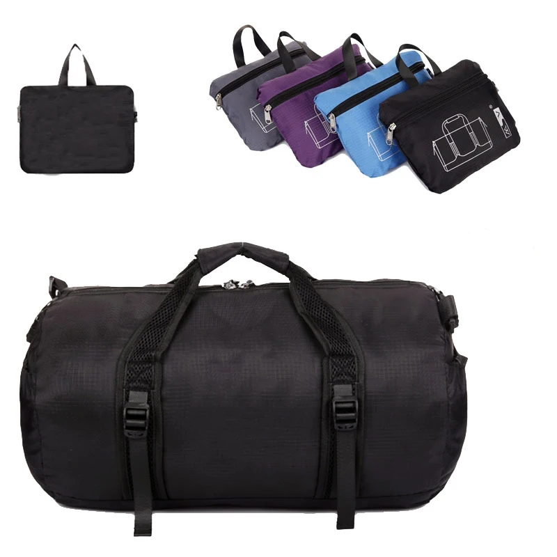 

Outdoor Travel Folding Bag Sports Backpack Custom Large Capacity Foldable Handbag