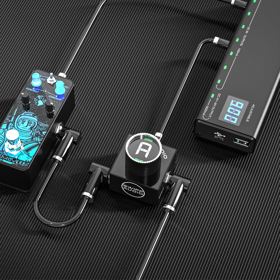 Мини-тюнер SWIFF AUDIO C10 инновационный Педальный тюнер для хроматической гитары