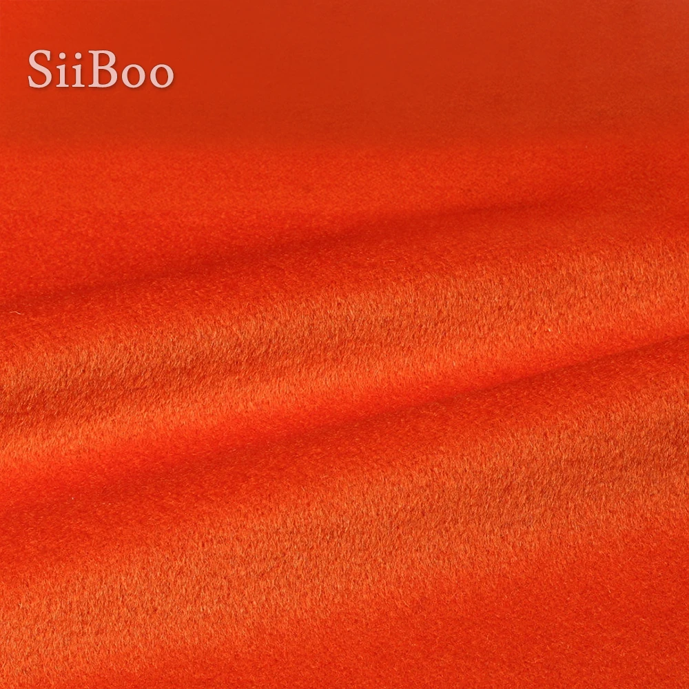

Australia top quality light orange cashmere wool blend fabric apparel for overcoat windbreaker tissu en laine tessuto SP6015