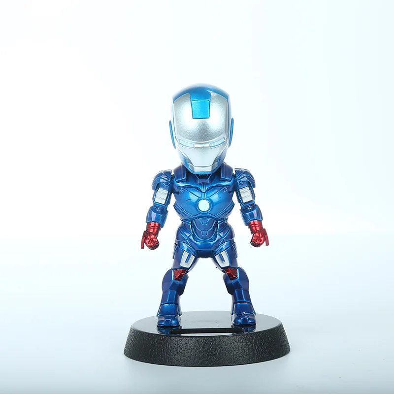 Экшн фигурка в стиле Q Version 2017 супергероя Железного Человека черной Пантеры ПВХ