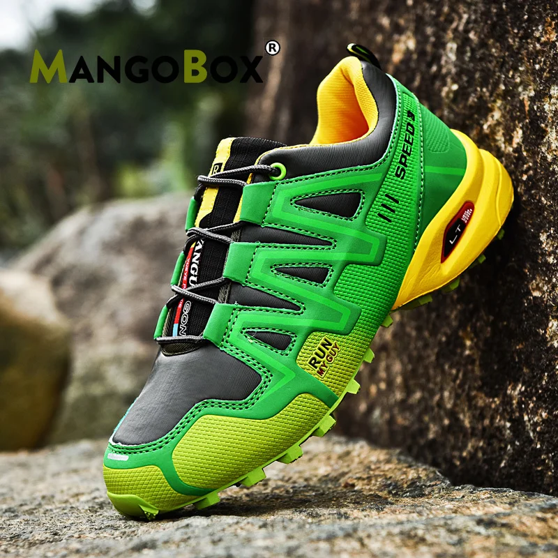 

2020 Hot Sale Hiking Men Shoe Anti-Slip Mountain Shoes Men Wearable Outdoor Walking Mens Shoes Pu Leather Climbing Men Sneakers
