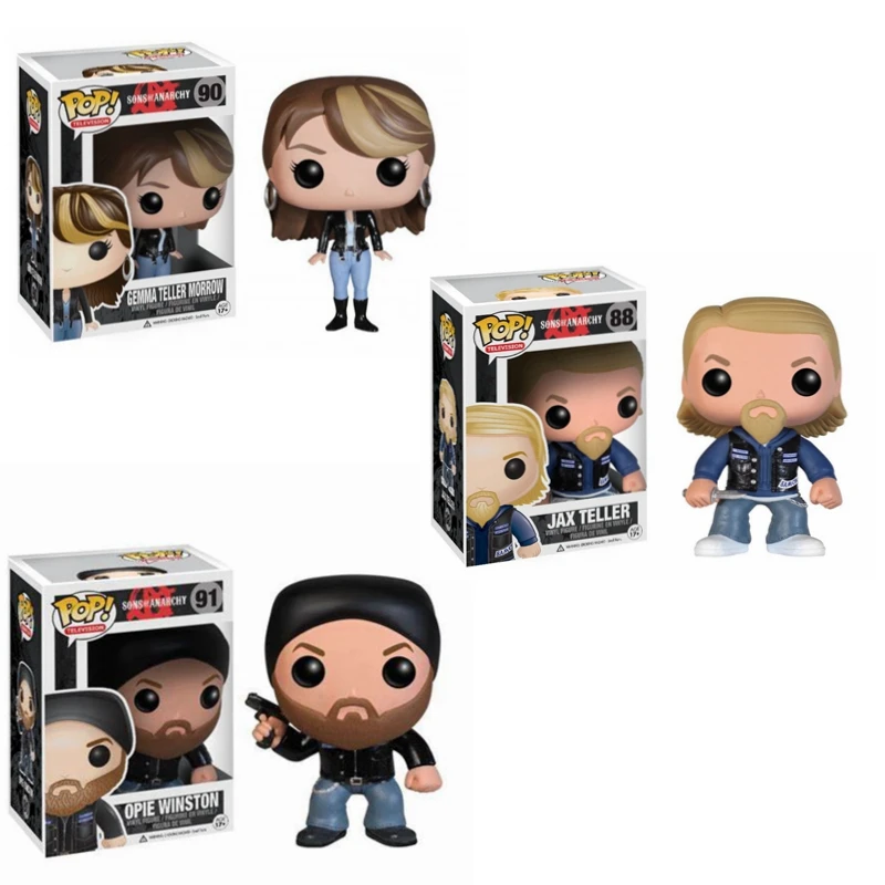 Фигурки героев фильма Сыновья Анархии Opie Winston Lex Luthor & Jax Teller Gemma виниловые фигурки