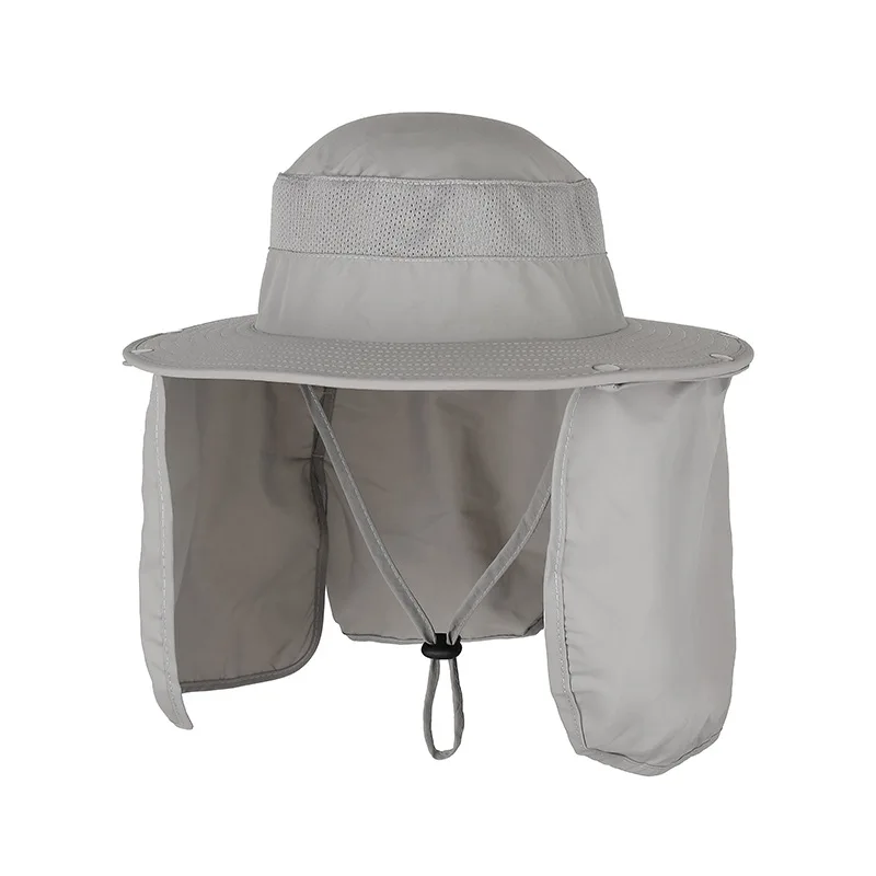 

Summer UPF50+ Sun Hats Women Mens Waterproof Fishing Hat With Neck Flap Hiking Cap Outdoor Bucket Hat