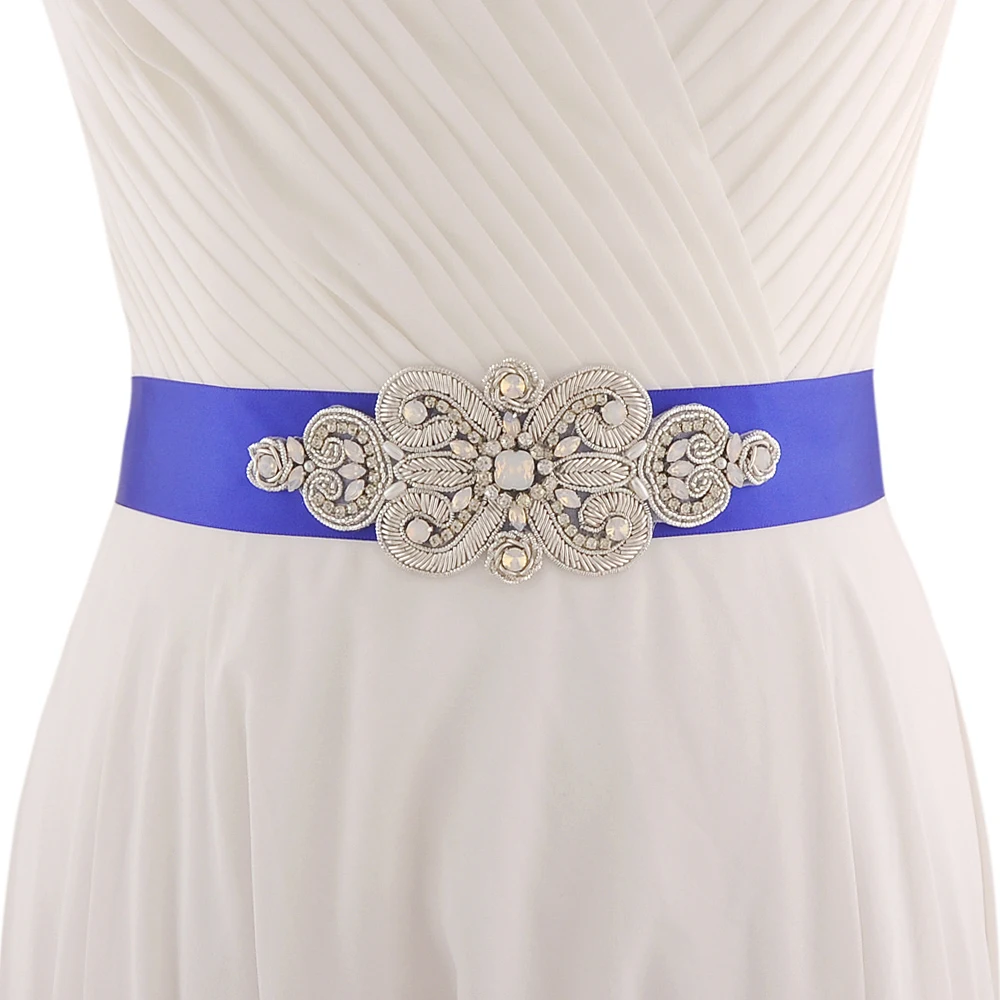 

TRiXY S372 Royal Medal Craft Wedding Belt Rhinestone Bridal Belt Bridal Sashes Wedding Accessories Evening Dress Accessories