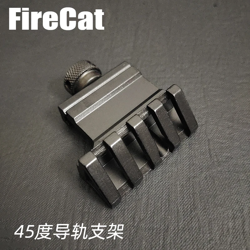 

Tactical 45 Degree Angle Scope Mount Aluminum Offset 4 Slot Side Rail RTS Sight Rail Airsoft 45mm Picatinny Weaver Laser mount