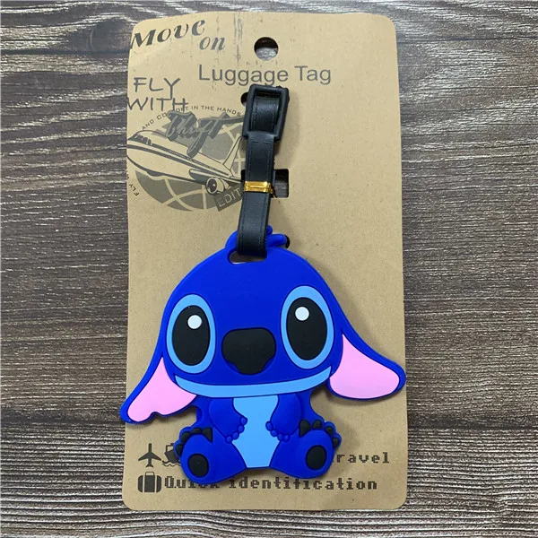 see chart IVYYE Stitch Eeyore аниме аксессуары для путешествий багажная бирка на чемодан ID адрес портативный держатель тегов багажная этикетка Новинка - Цвет: see chart