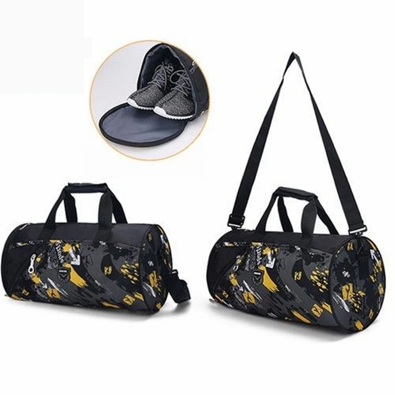 Professional Multifunctional Sports Gym Bags Men Women Waterproof Training Handbag Travel Sac De Printed Yoga Bag | Спорт и