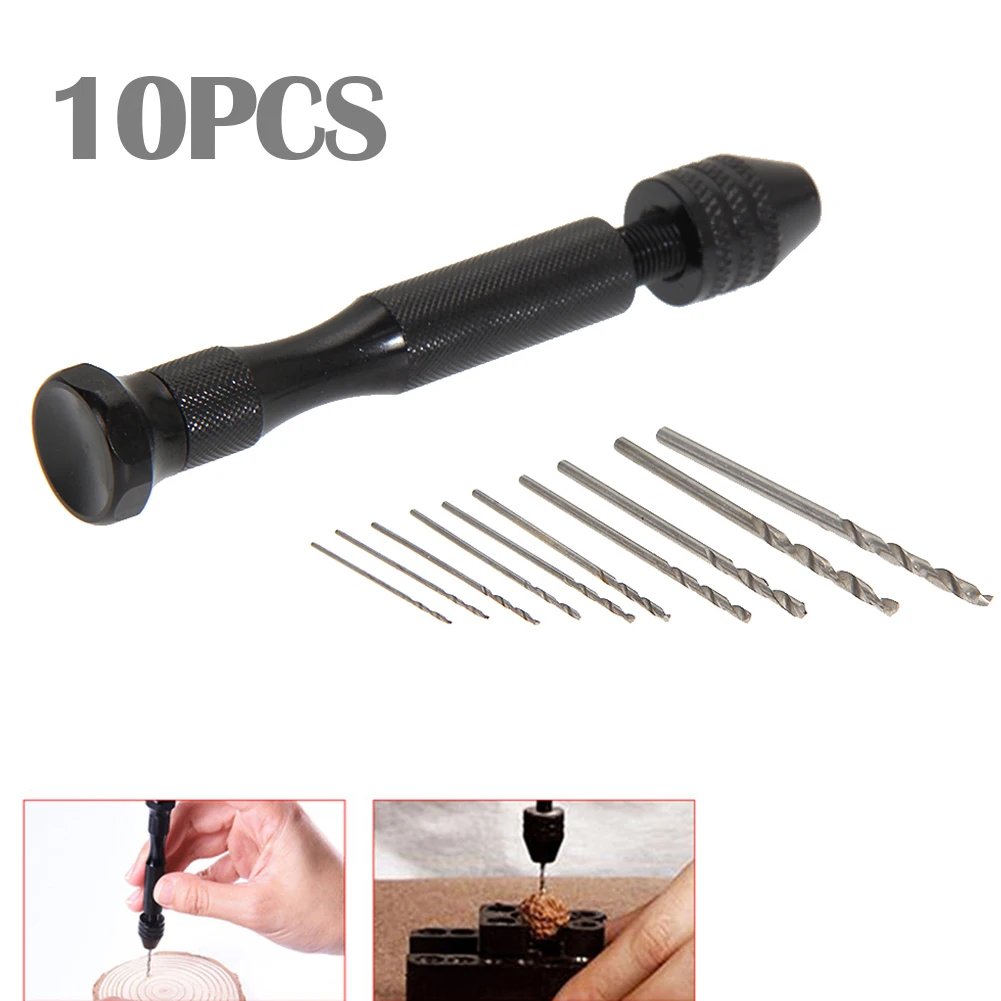 

Twist Drill Manual Hole Puncher Amber Core Carving Eye Tool Aluminum Alloy Micro Hand Drill for Diamond Linden Horn