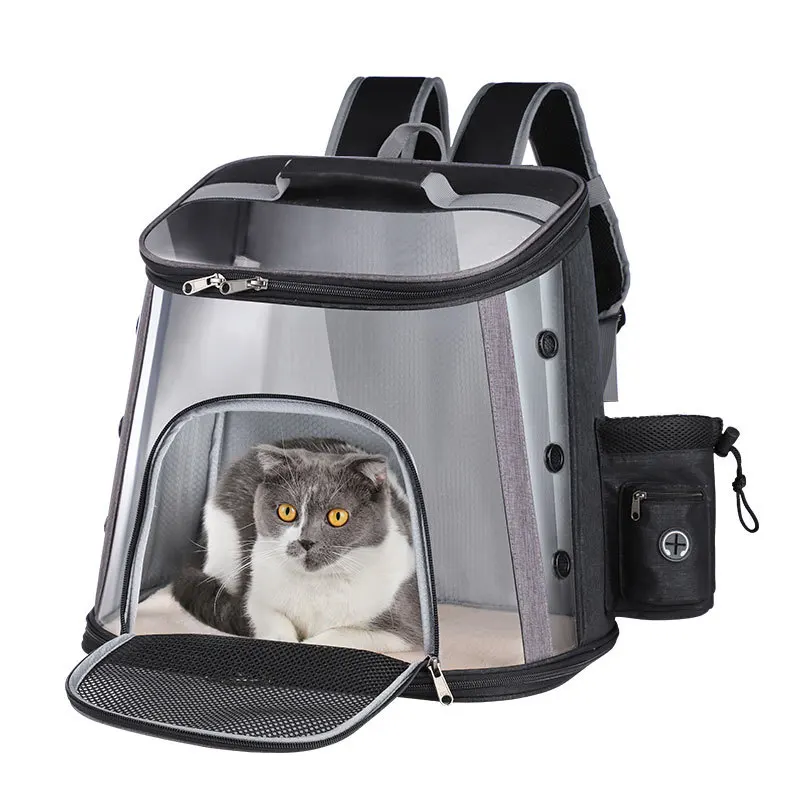 

Foldable Pet Cat Travel Bag Mesh Carrier Backpack Breathable For Dogs Durable Carring Shoulder Bags Comfort for Small Medium Dog