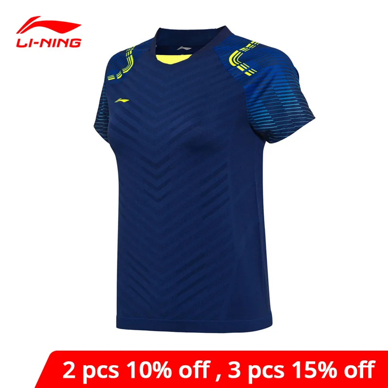 Женская футболка для бадминтона Li Ning соревнования по национальной сборной на